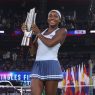 Coco Gauff célébrant son titre après la finale à Wuhan en 2025 (Getty Images)