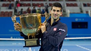Novak Djokovic est de retour au tournoi ATP 500 de Pékin (Visual China Group via Getty Images/Visual China Group via Getty Images)