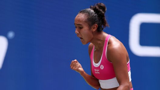 Leylah Fernandez s'est qualifiée pour la finale au WTA 500 de Singapour (Al Bello/Getty Images)