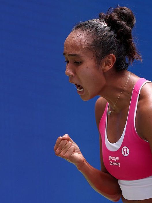 Leylah Fernandez s'est qualifiée pour la finale au WTA 500 de Singapour (Al Bello/Getty Images)