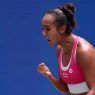 Leylah Fernandez s'est qualifiée pour la finale au WTA 500 de Singapour (Al Bello/Getty Images)