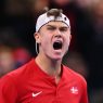 Holger Rune s'est imposé pour son retour à la compétition (Oliver Hardt/Getty Images for ITF)