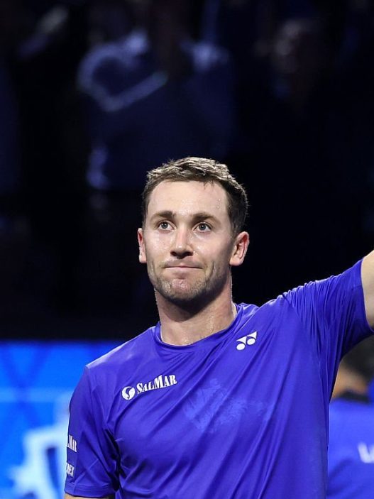 Casper Ruud a remporté le premier point pour la Team Europe (Julian Finney/Getty Images for Laver Cup)