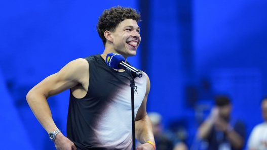 Ben Shelton jouera sa première finale en Grand Chelem à l'US Open (Darren Carroll/USTA via Getty Images)