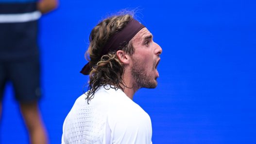 Stefanos Tsitsipas s'est imposé au premier tour de l'US Open (Pete Staples/USTA via Getty Images)