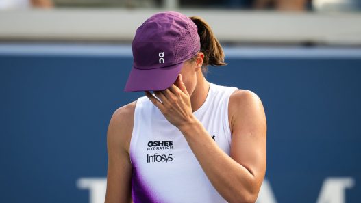 Iga Swiatek s'est inclinée en huitièmes de finale de l'US Open (Robert Prange/Getty Images)