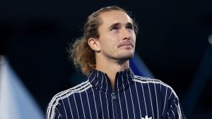 Alexander Zverev lors de la cérémonie d'ouverture du China Open à Pékin (Emmanuel Wong/Getty Images)