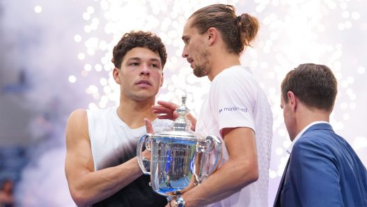 Ben Shelton et Alexander Zverev sont dans le TOP 3 à la race après leur finale à l'US Open (Garrett Ellwood/USTA via Getty Images)