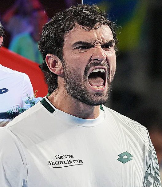 Valentin Vacherot a lancé la défense de son titre à Shanghai (Getty Images)
