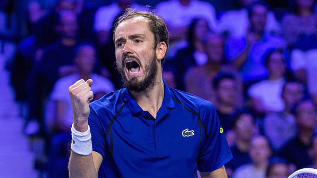Daniil Medvedev lors du tournoi ATP 500 de Vienne (Getty Images)