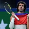 Carlos Alcaraz s'est incliné au troisième tour du Masters 1000 de Shanghai (Shi Tang/Getty Images)