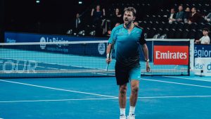 Stan Wawrinka au tournoi ATP 250 de Lyon (Grand Prix Auvergne-Rhône-Alpes)