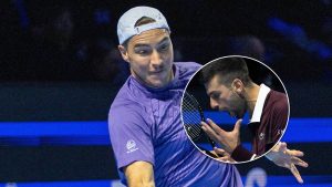 Jan-Lennard Struff a éliminé Novak Djokovic à Bâle (Getty Images)