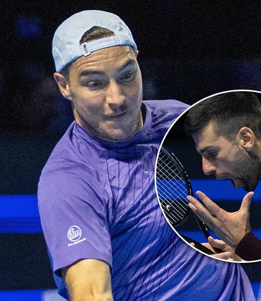 Jan-Lennard Struff a éliminé Novak Djokovic à Bâle (Getty Images)