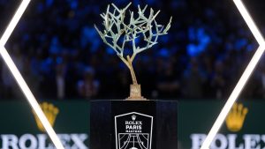 Le trophée du Rolex Paris Masters (Nicolas Gouhier / FFT)