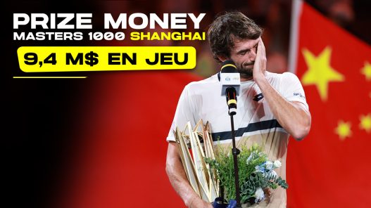 Découvrez le prize money complet au Masters 1000 de Shanghai (Getty Images)