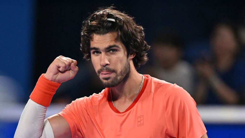 Carlos Alcaraz lors du tournoi ATP 500 de Tokyo (Getty Images)