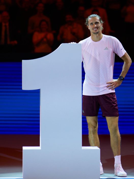 Alexander Zverev lors du tournoi ATP 500 de Vienne (Christian Bruna/Getty Images)