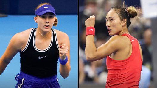 Mirra Andreeva et Qinwen Zheng vont s'affronter pour le titre au WTA 1000 de Pékin (Getty Images)