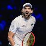 Valentin Vacherot lors du tournoi ATP 500 de Bâle (Getty Images)