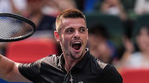Arthur Gea lors du Masters 1000 de Shanghai 2026 (Getty Images)