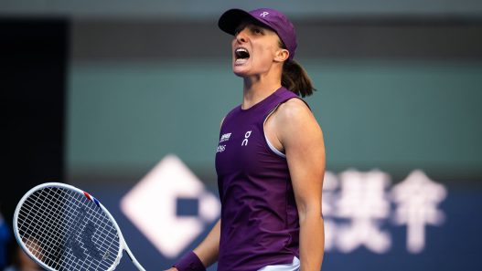 Iga Swiatek lors du WTA 1000 de Pékin (Getty Images)