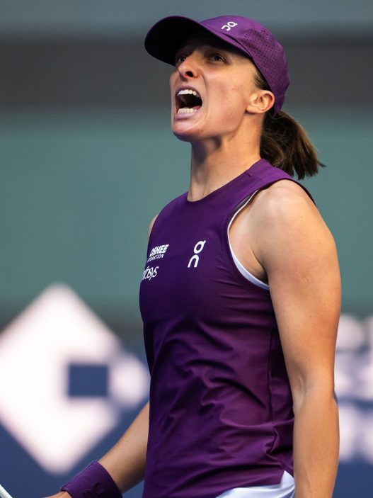 Iga Swiatek lors du WTA 1000 de Pékin (Getty Images)
