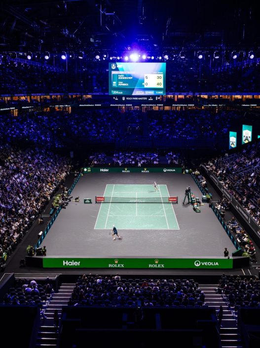 Court Central Paris La Défense Arena, Rolex Paris Masters 2025, {Photo : {photog}