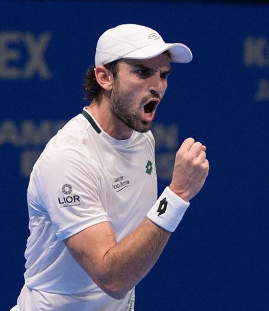 Valentin Vacherot lors du tournoi ATP 500 de Tokyo (Getty Images)