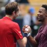 Daniil Medvedev et Gaël Monfils à Pékin en 2024 (Fred Lee/Getty Images)