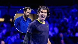 Carlos Alcaraz s'est imposé contre Daniil Medvedev à Vienne (Getty Images)
