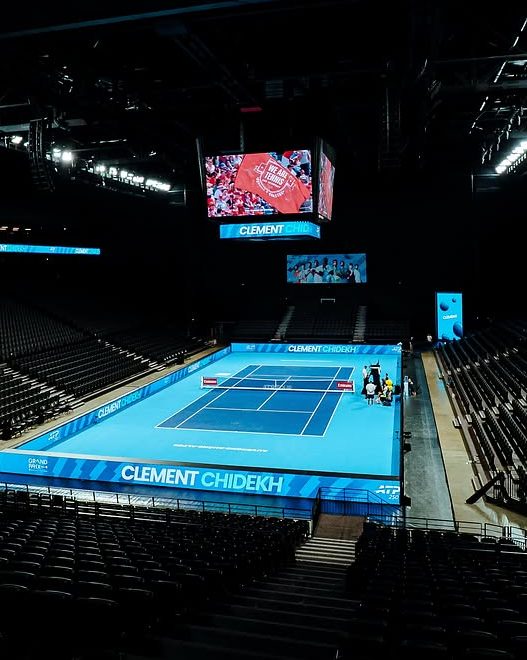 La nouvelle salle du tournoi ATP 250 de Lyon (Grand Prix Auvergne-Rhône-Alpes/IG)
