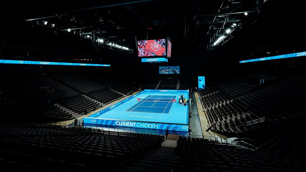 La nouvelle salle du tournoi ATP 250 de Lyon (Grand Prix Auvergne-Rhône-Alpes/IG)