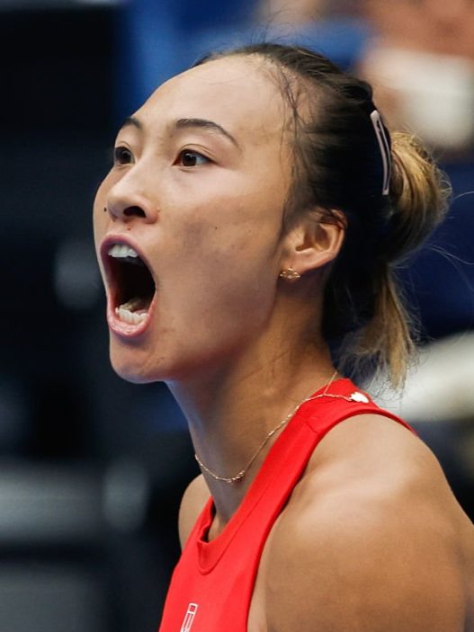 Zheng Qinwen lors du WTA 1000 de Pékin (VCG/VCG via Getty Images)