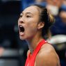 Zheng Qinwen lors du WTA 1000 de Pékin (VCG/VCG via Getty Images)