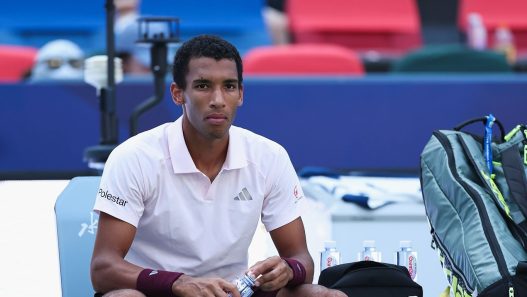 Félix Auger-Aliassime lors du Masters 1000 de Shanghai (Lintao Zhang/Getty Images)