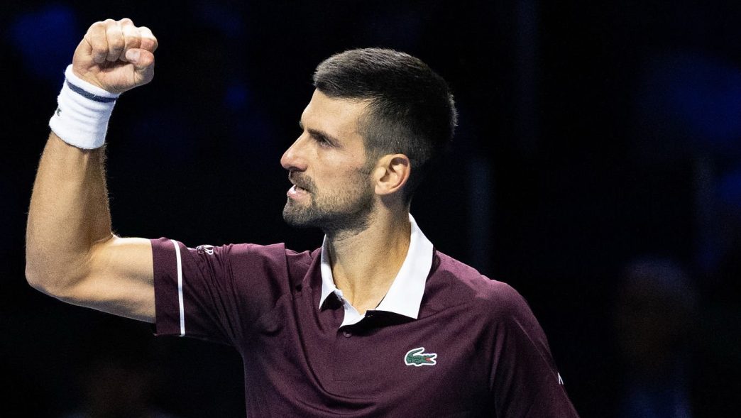 Novak Djokovic lors du tournoi ATP 500 de Bâle (Pascal von Büren/Eurasia Sport Images/Getty Images)