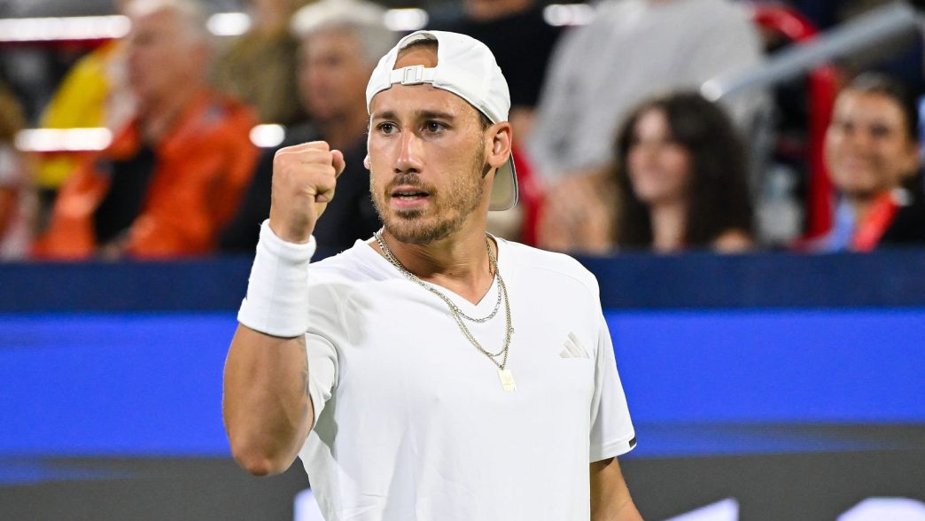 Kyrian Jacquet s'est qualifié pour les huitièmes de finale au tournoi ATP 500 de Tokyo (Minas Panagiotakis/Getty Images)