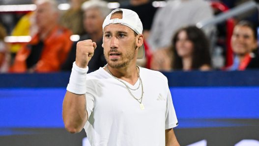 Kyrian Jacquet s'est qualifié pour les huitièmes de finale au tournoi ATP 500 de Tokyo (Minas Panagiotakis/Getty Images)