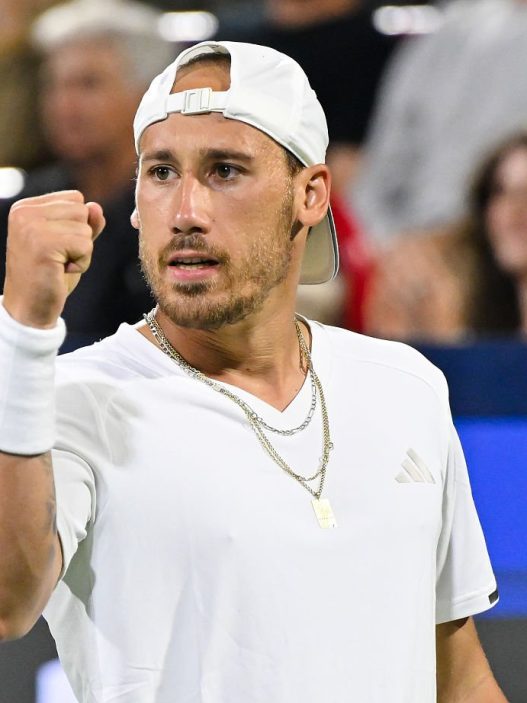 Kyrian Jacquet s'est qualifié pour les huitièmes de finale au tournoi ATP 500 de Tokyo (Minas Panagiotakis/Getty Images)