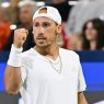 Kyrian Jacquet s'est qualifié pour les huitièmes de finale au tournoi ATP 500 de Tokyo (Minas Panagiotakis/Getty Images)