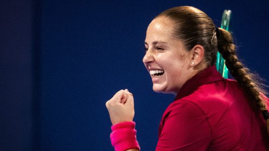 Jelena Ostapenko lors du WTA 1000 de Wuhan (WTA)
