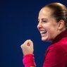 Jelena Ostapenko lors du WTA 1000 de Wuhan (WTA)