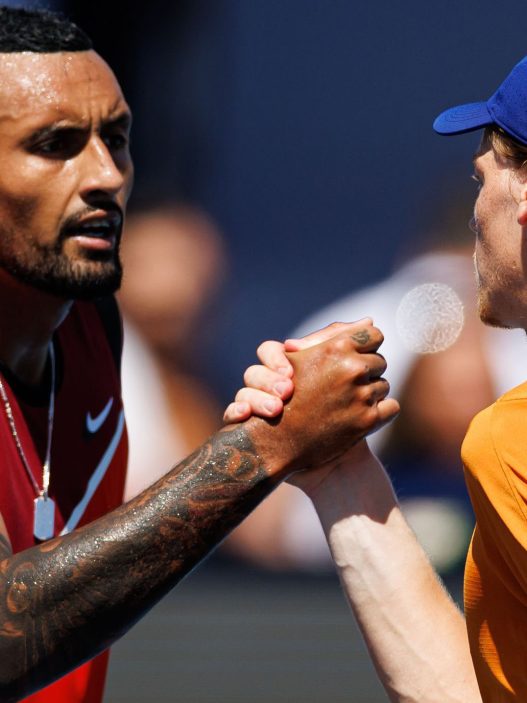 Nick Kyrgios et Jannik Sinner au Masters 1000 de Miami 2022 (Getty Images)