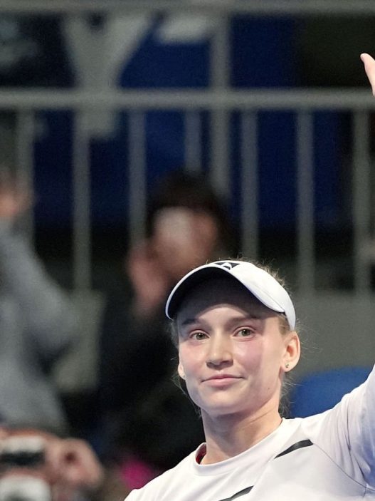 Elena Rybakina lors du WTA 500 de Tokyo (Kyodo News via Getty Images)